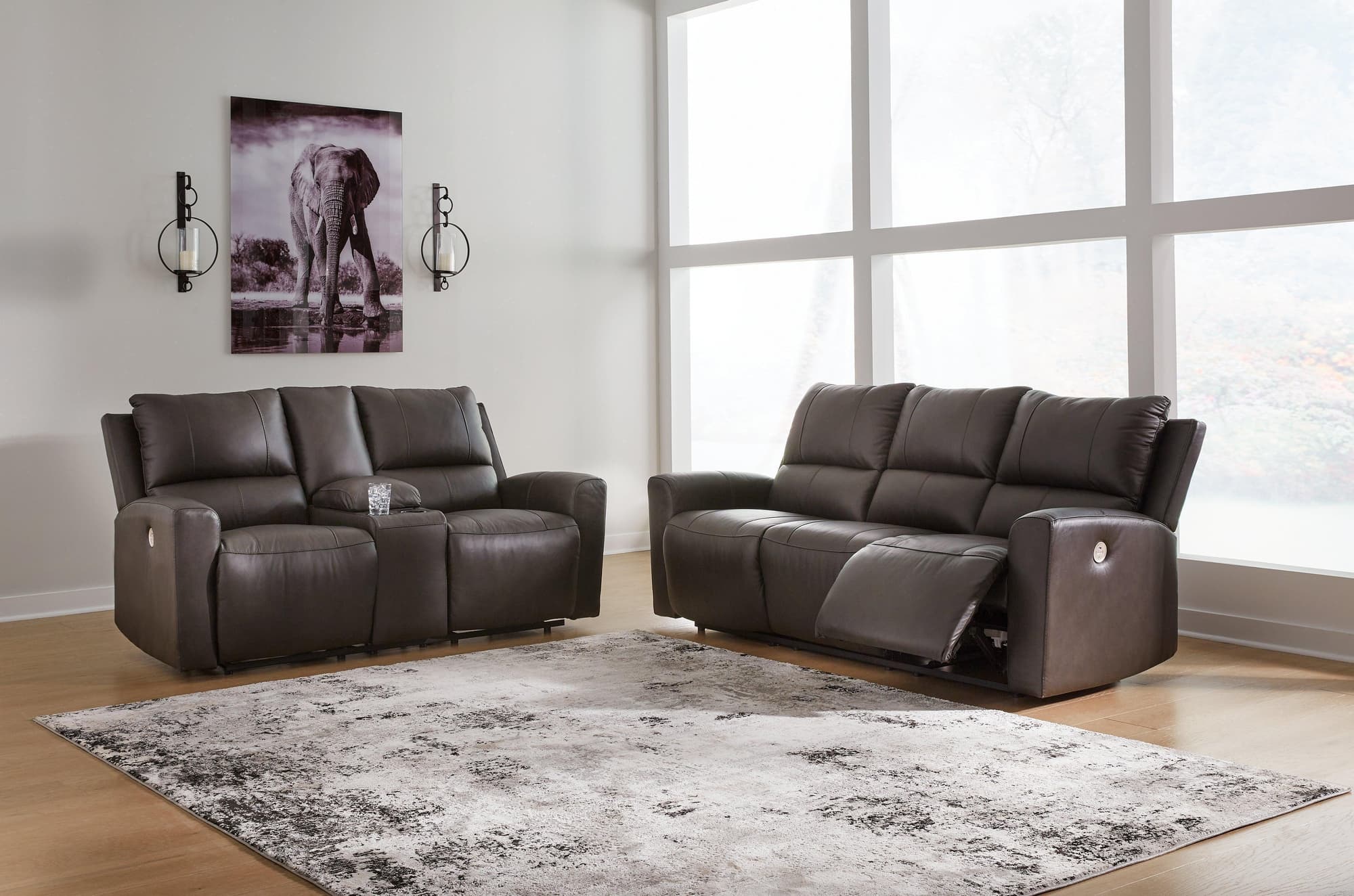 Boxmere Storm Sofa and Loveseat - Image 1