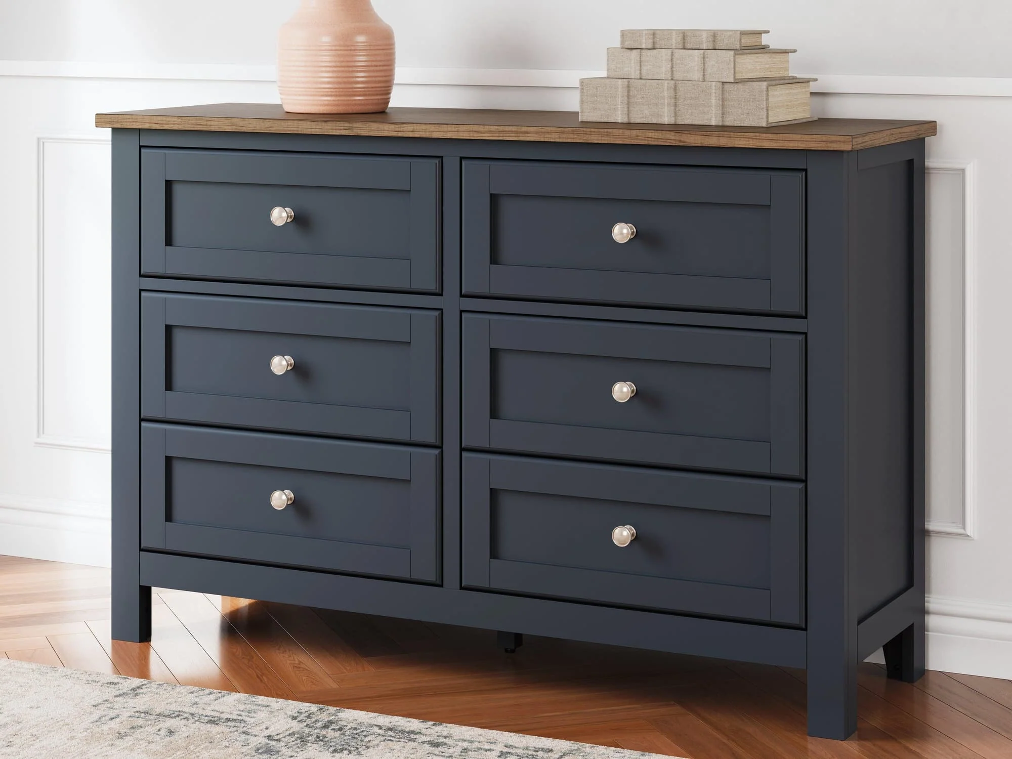 Landocken Brown/Blue Dresser - Image 1