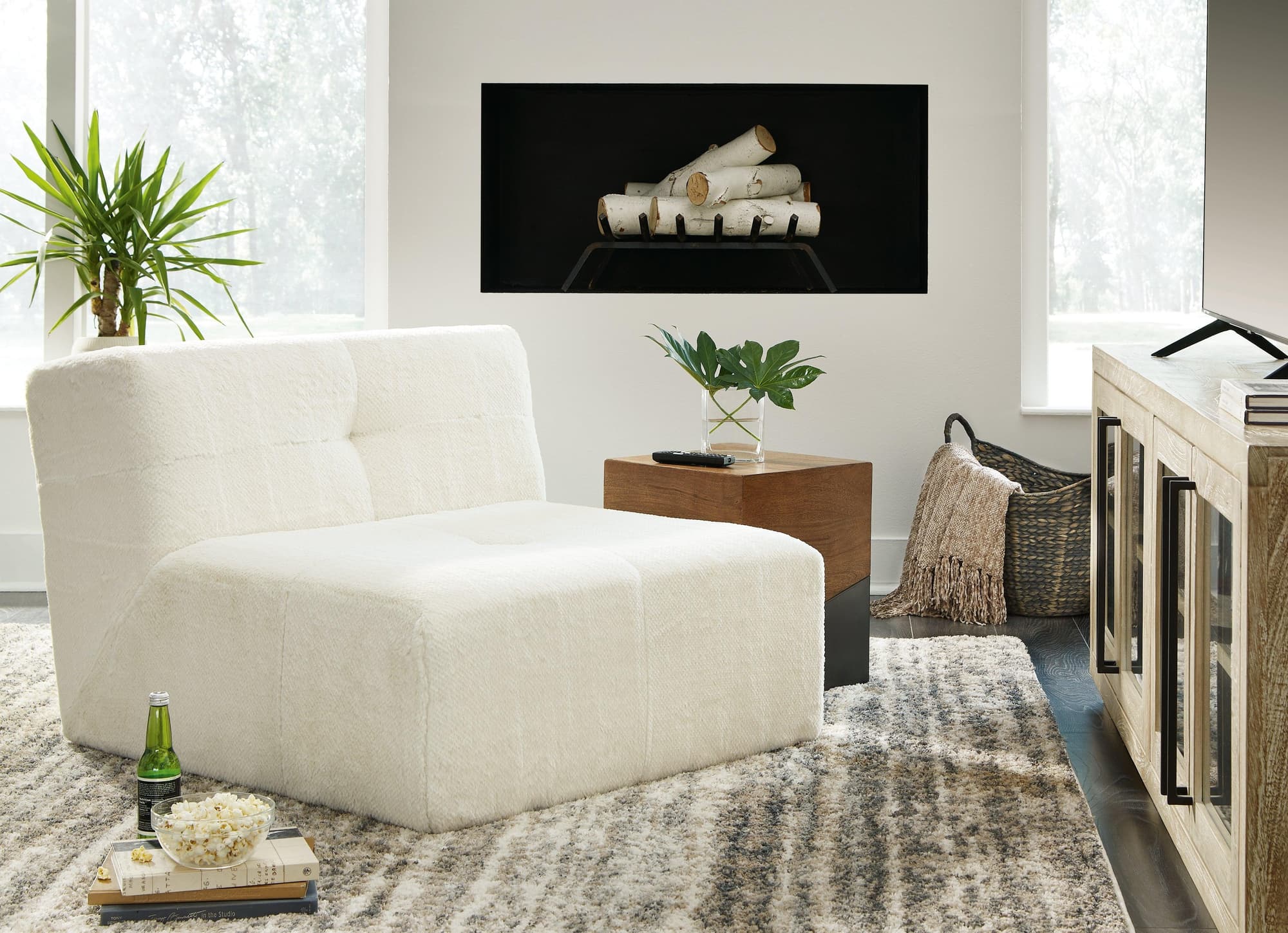 Brettner Ivory Accent Chair - Image 1