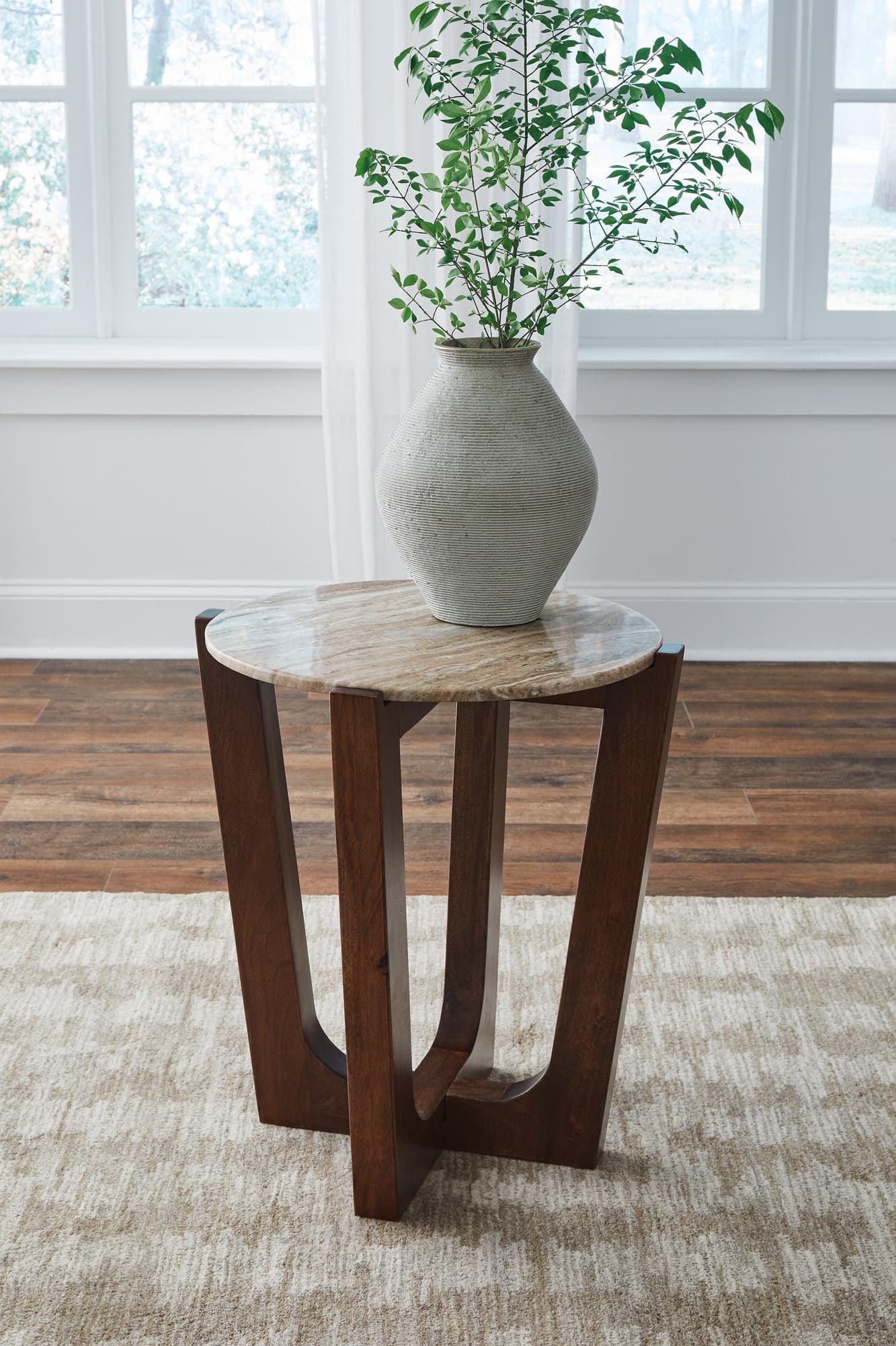 Tanidore Warm Brown End Table - Image 1