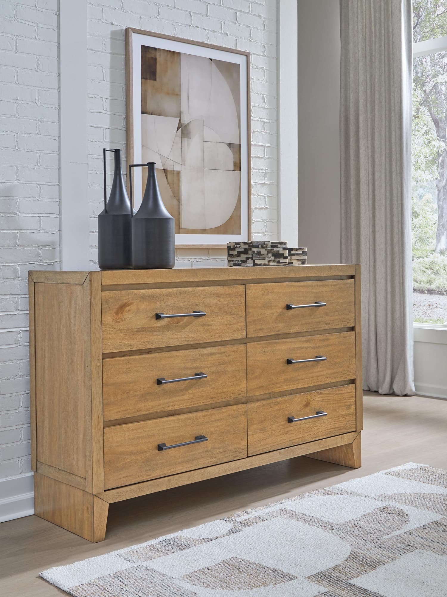 Sherbana Light Brown Dresser - Image 1