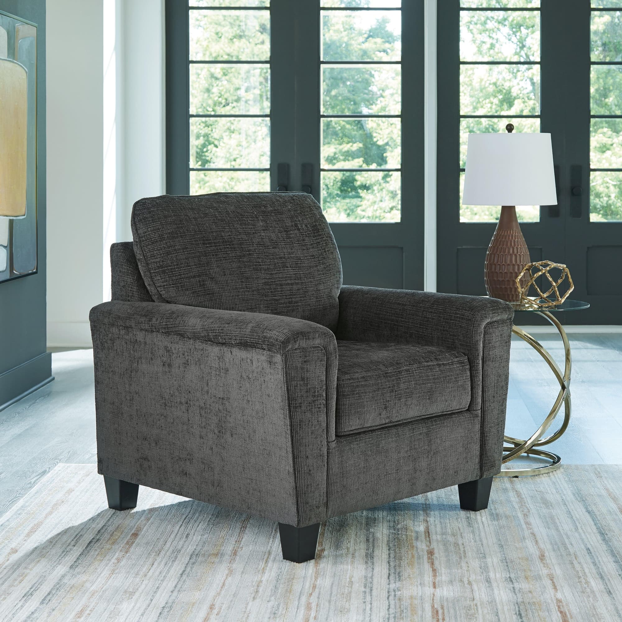 Erinslane Dusk Chenille Chair - Image 1