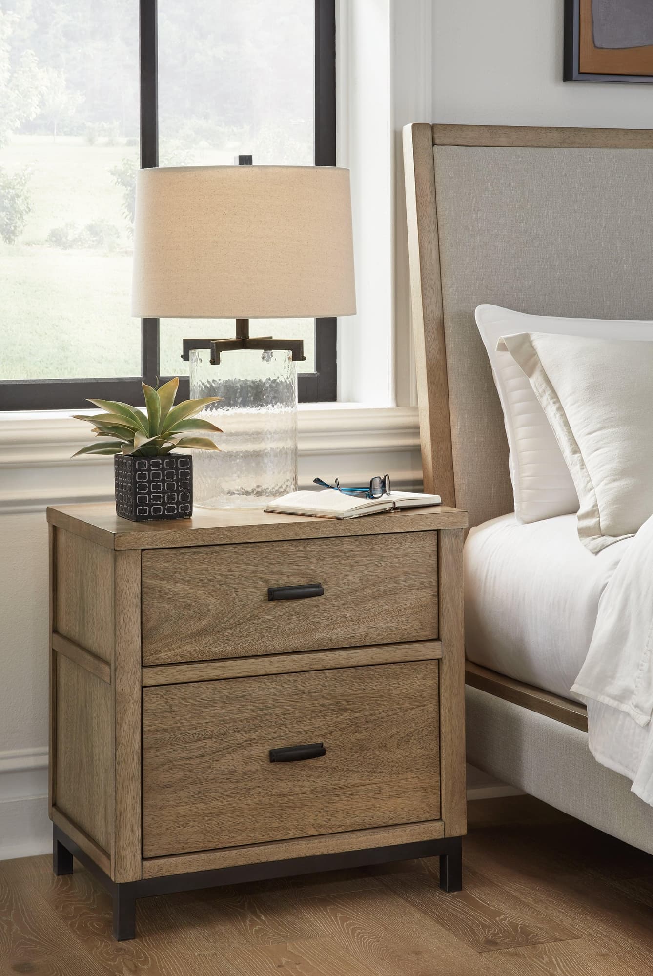 Tomtyn Light Brown Nightstand - Image 1