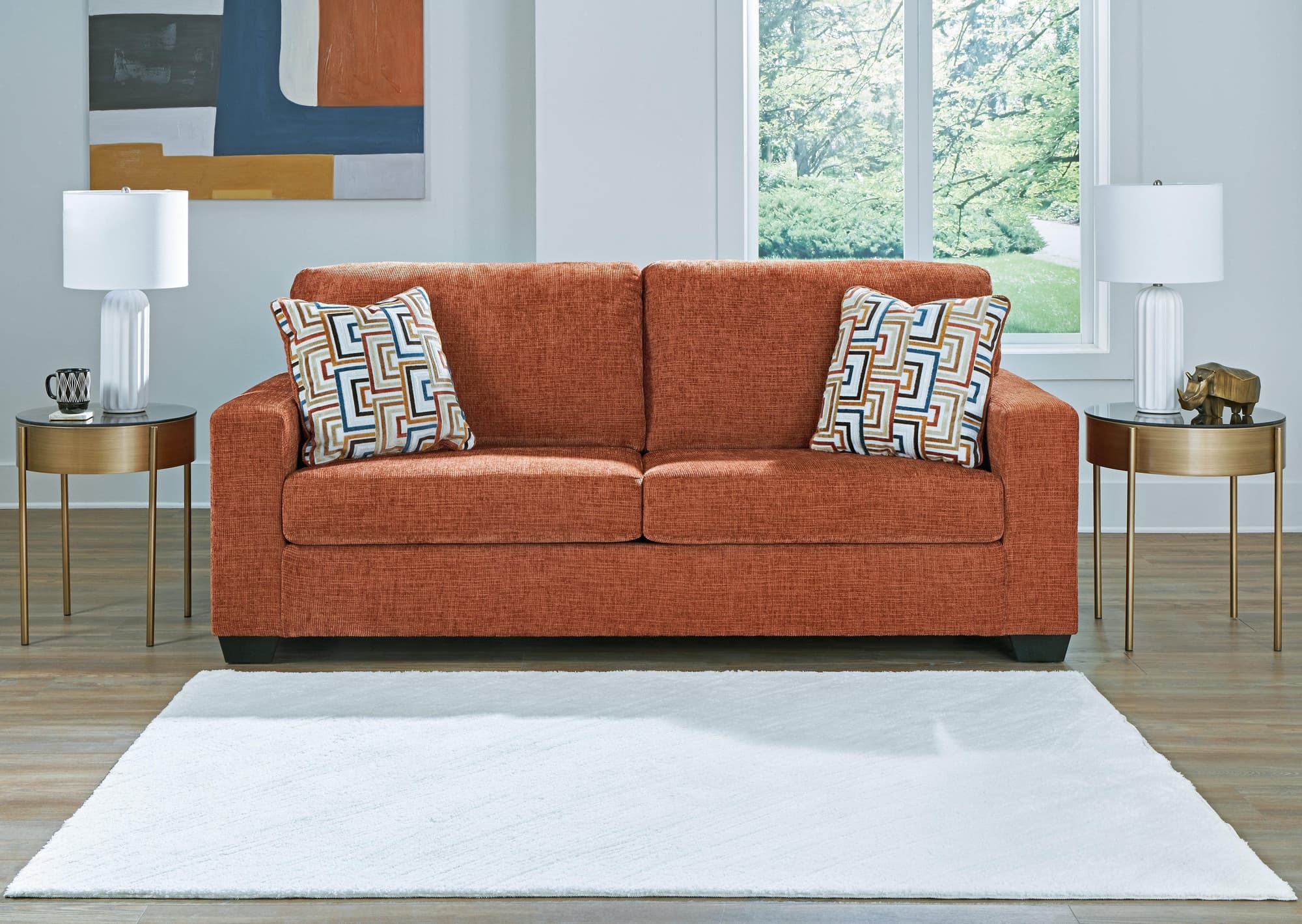 Aviemore Spice Chenille Sofa - Image 1