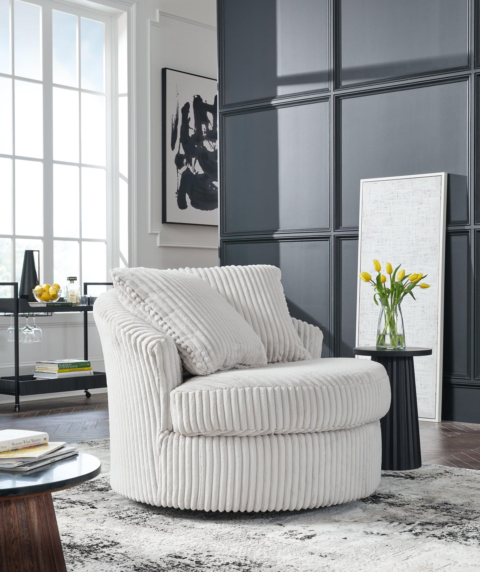 Gramwell Alloy Swivel Chair - Image 1