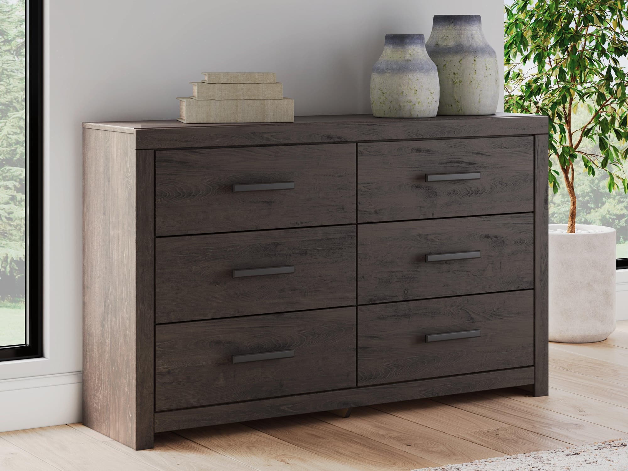 Prendonea Charcoal Dresser - Image 1