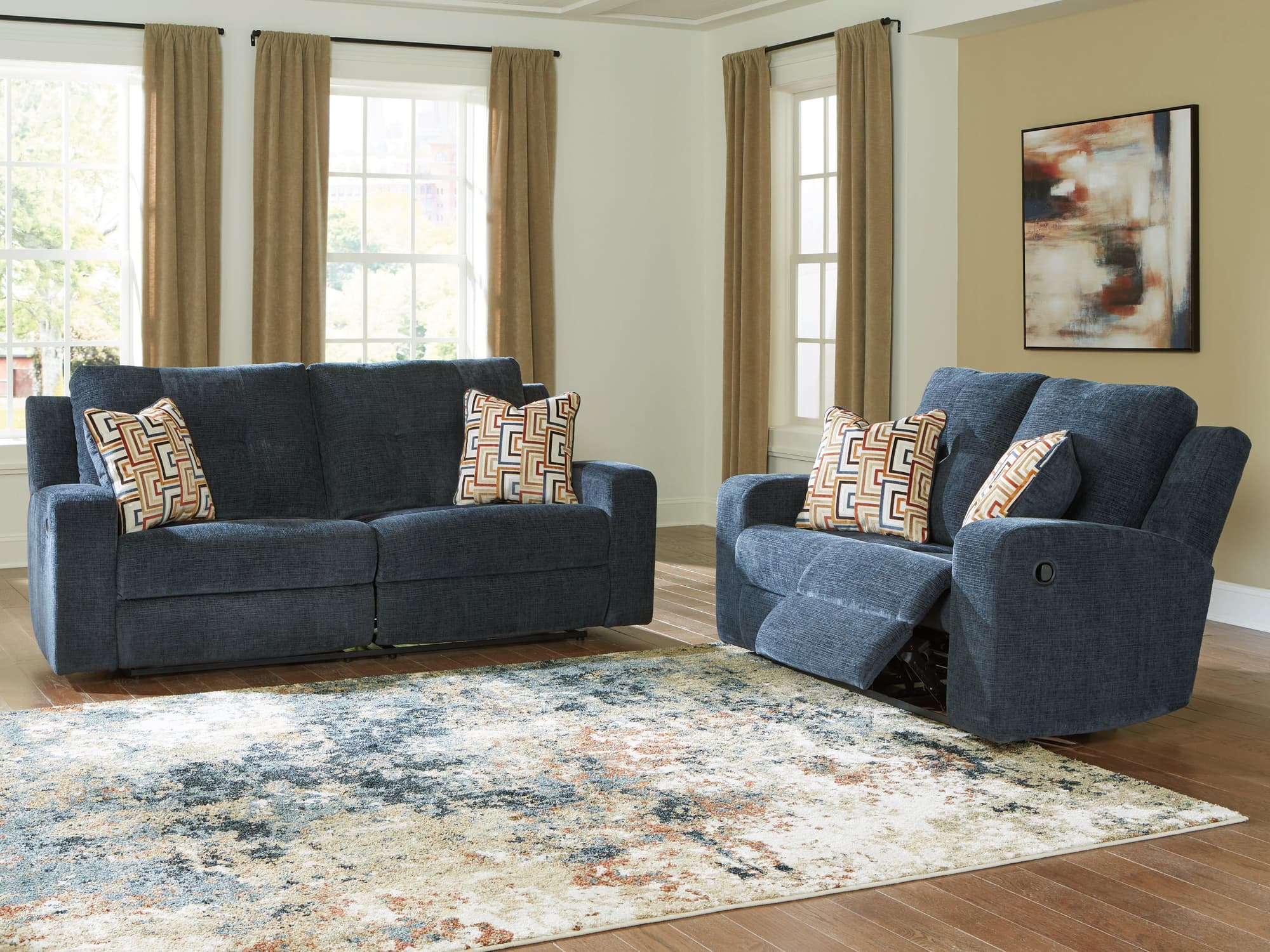Danum Ink Sofa and Loveseat - Image 1