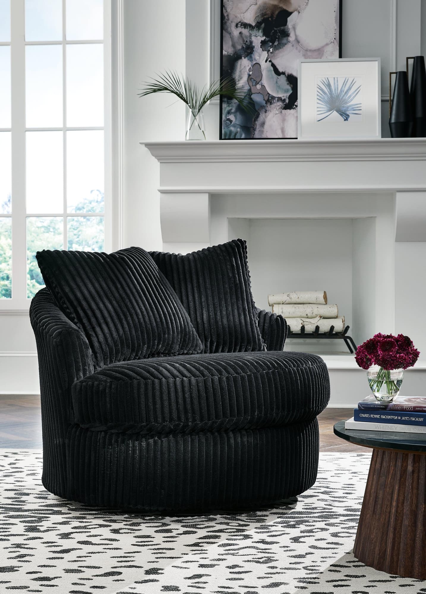 Gramwell Onyx Swivel Chair - Image 1