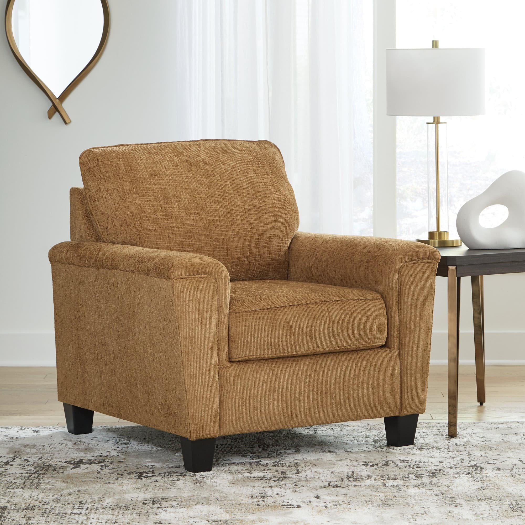 Erinslane Honey Chenille Chair - Image 1