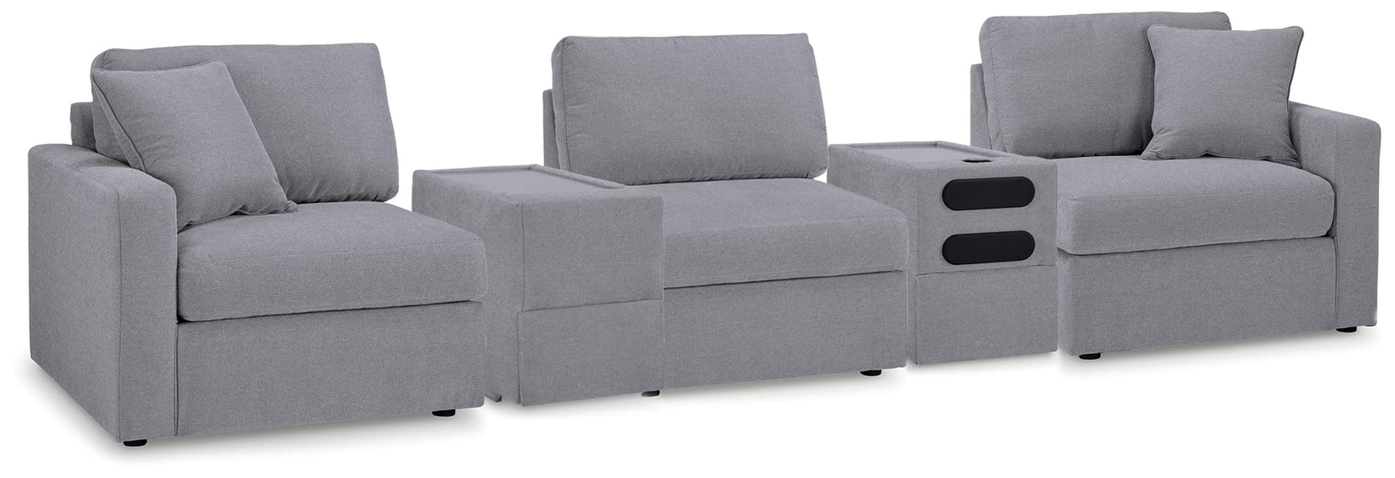 Modmax Granite 5-Piece Sectional with Audio System - Image 1