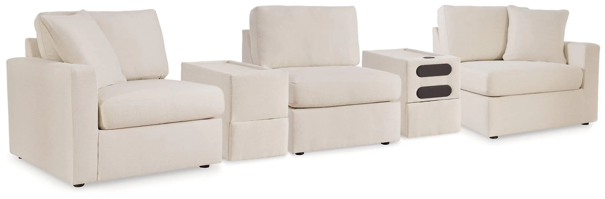Modmax Oyster 5-Piece Sectional with Audio System - Image 1