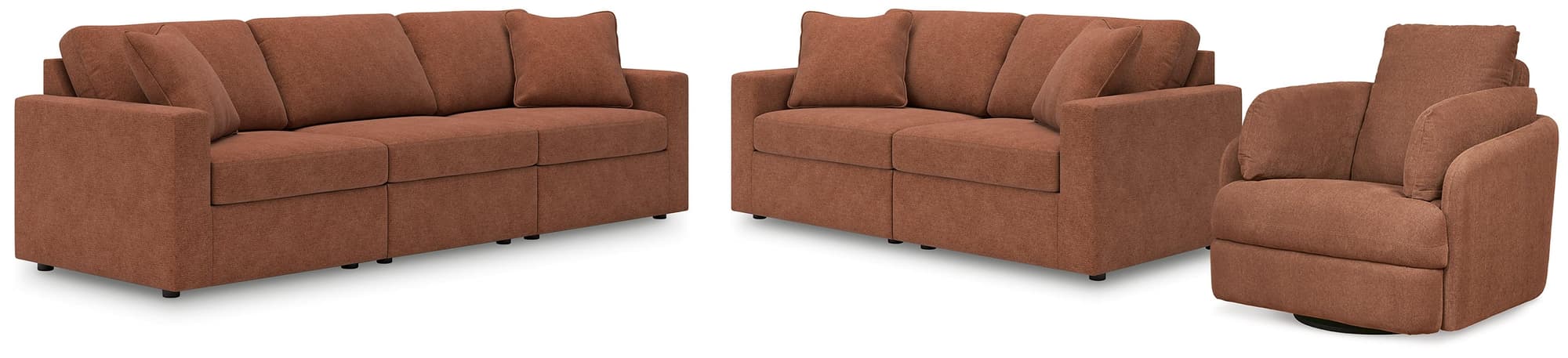 Modmax Spice Sofa, Loveseat and Recliner - Image 1