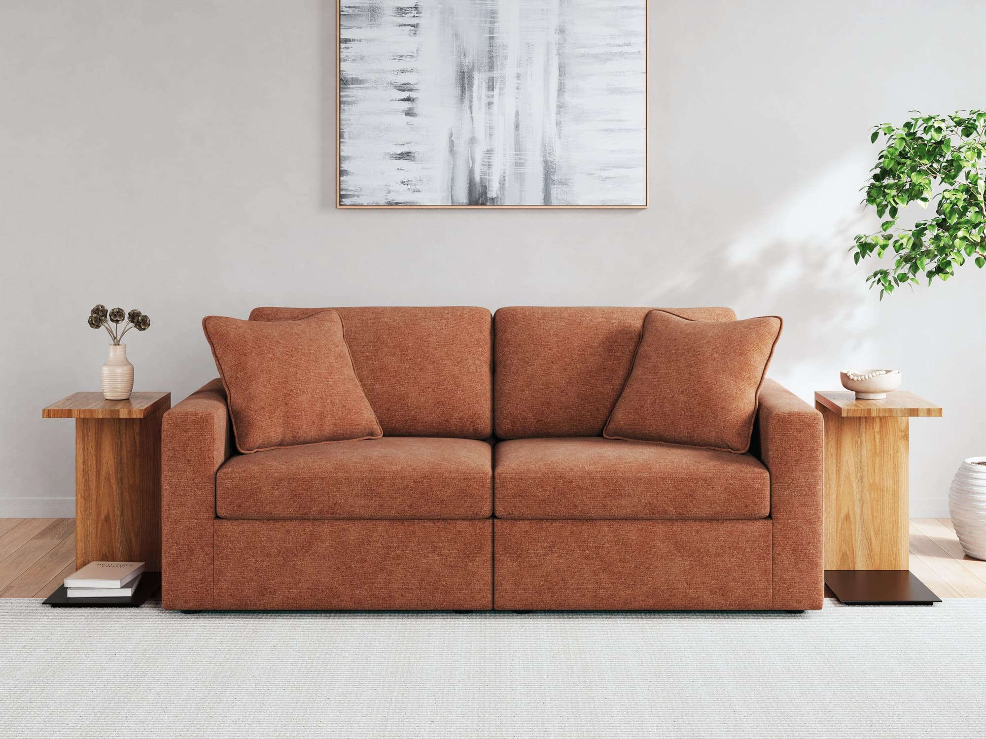 Modmax Spice Sofa and Loveseat - Image 1