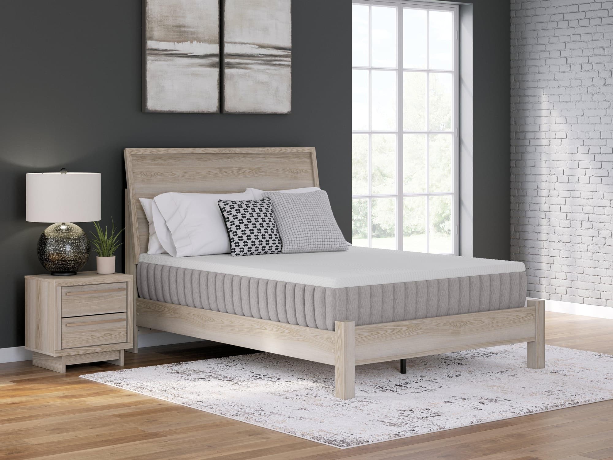 Terra Sleep Medium White Queen Mattress - Image 1