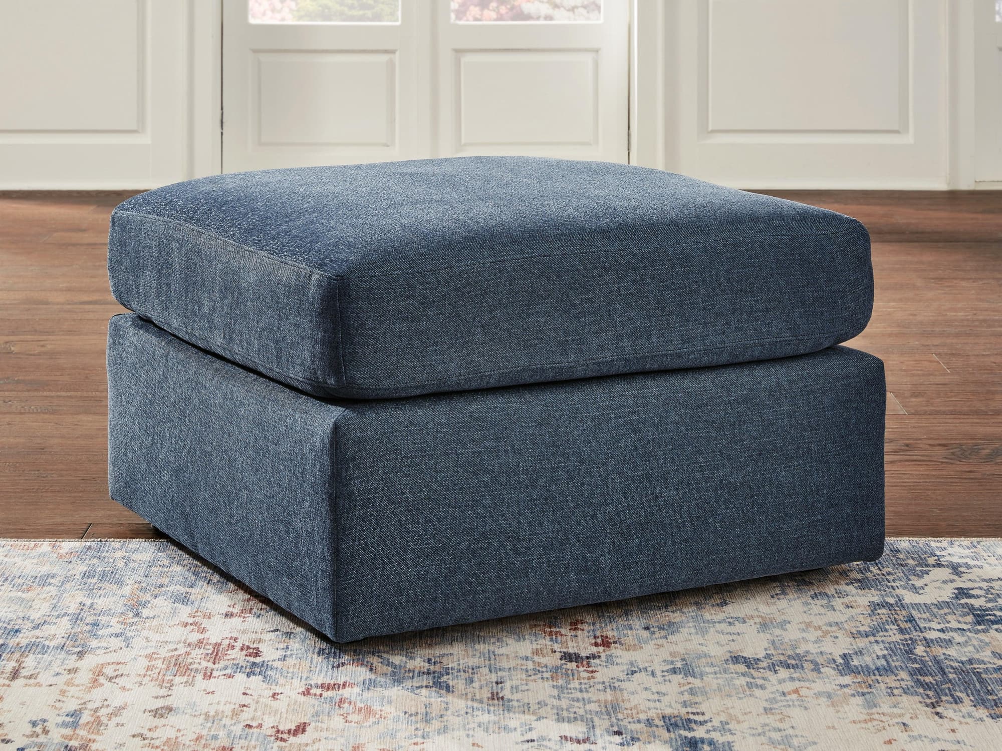 Modmax Ink Performance Fabric,Next-Gen Nuvella™ Oversized Accent Ottoman - Image 1