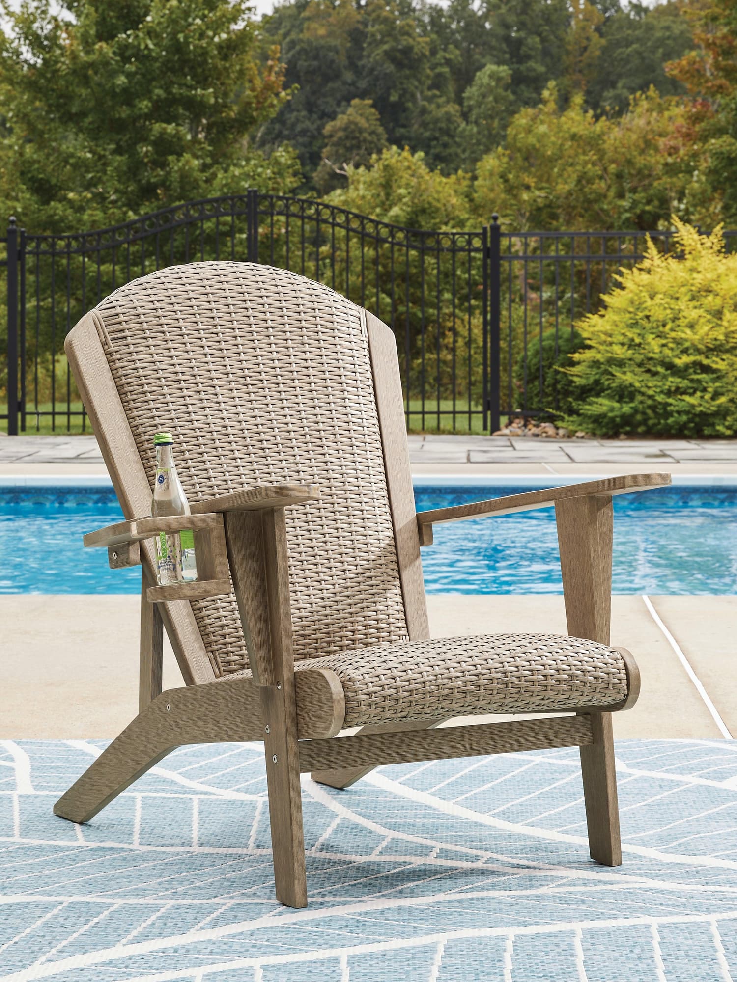 Marina Sun Beige Adirondack Chair - Image 1