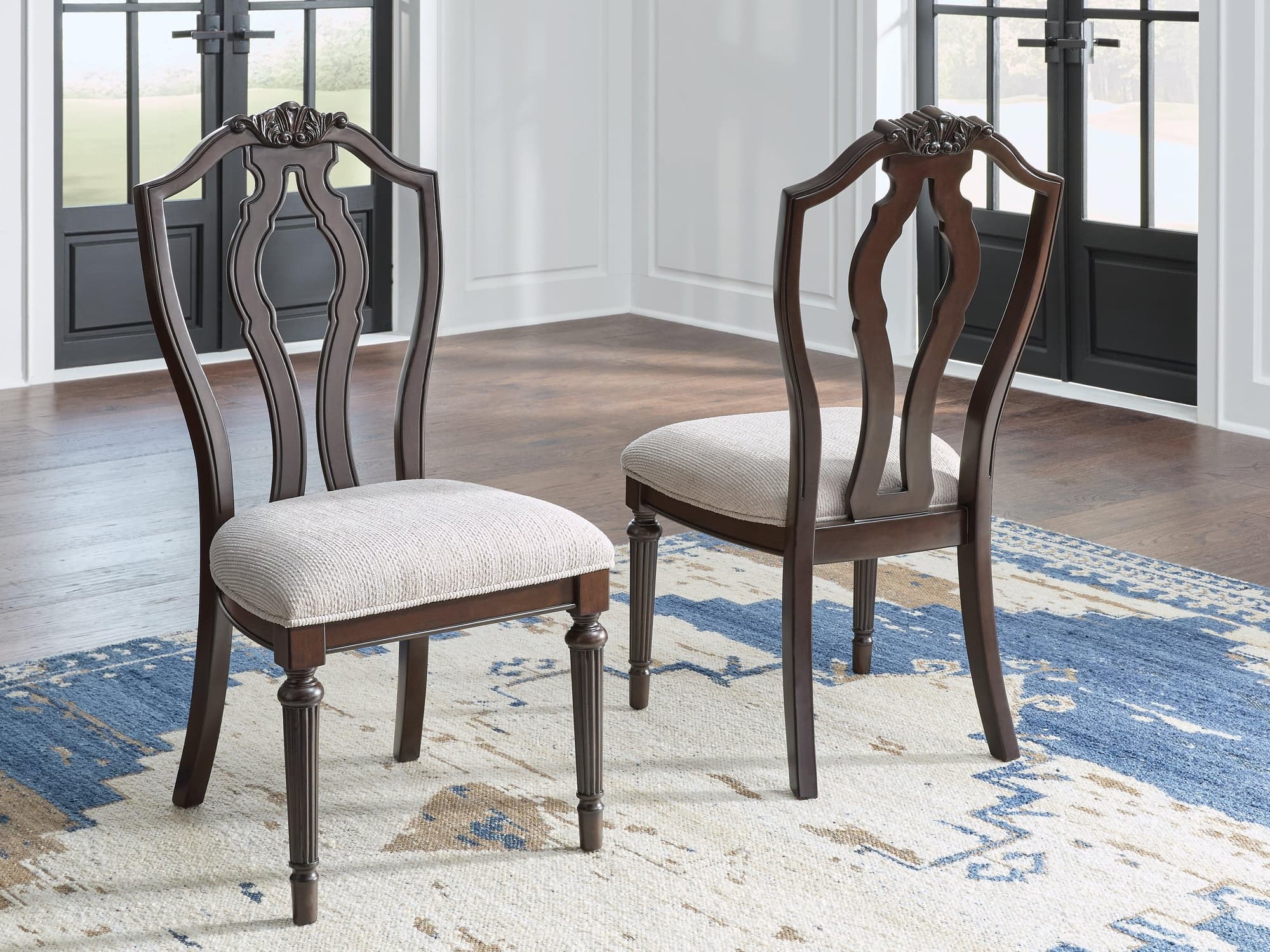 Lavinton Tan/Brown Dining Chair - Image 1