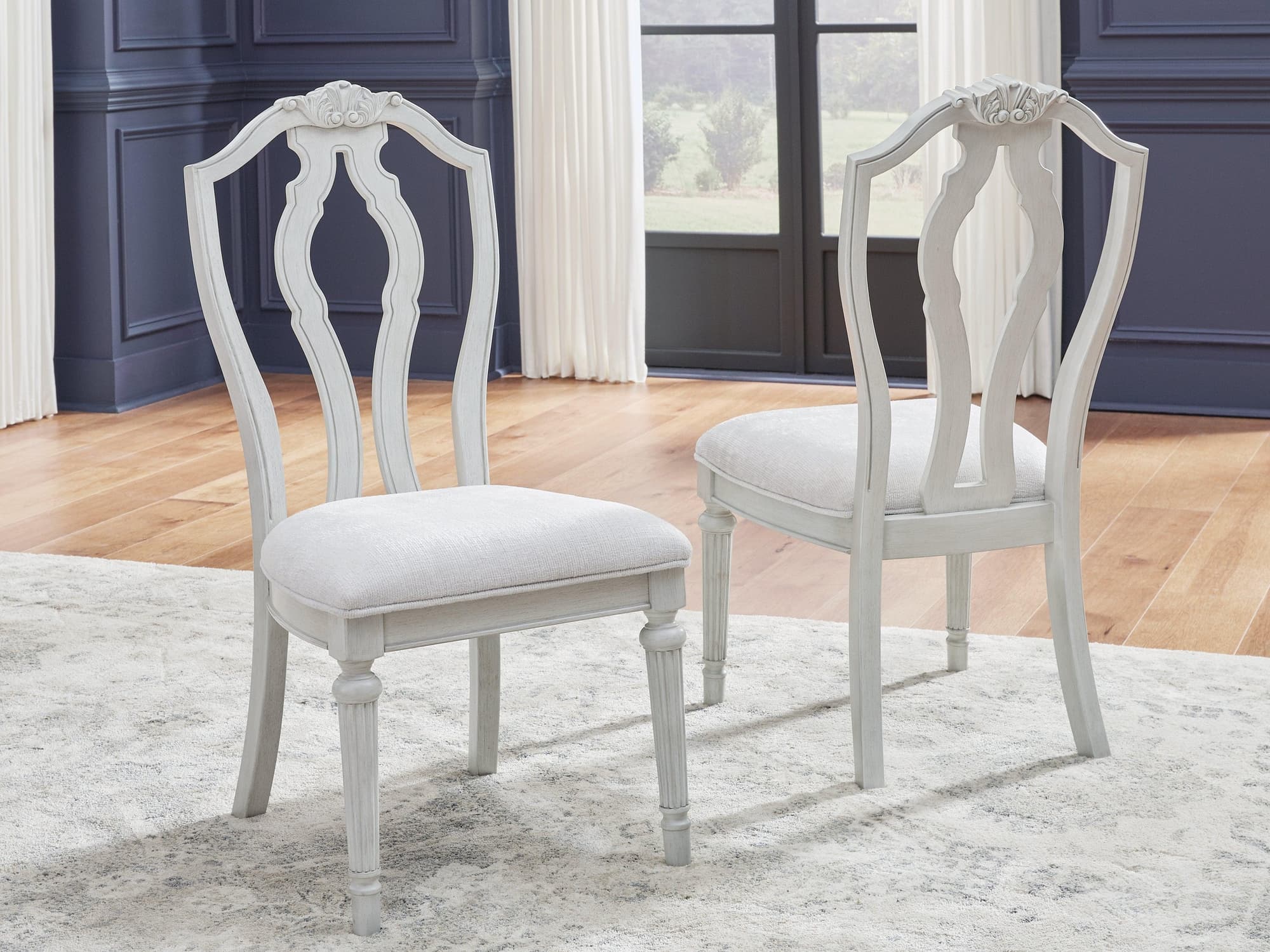 Montelaine Antique White Dining Chair - Image 1