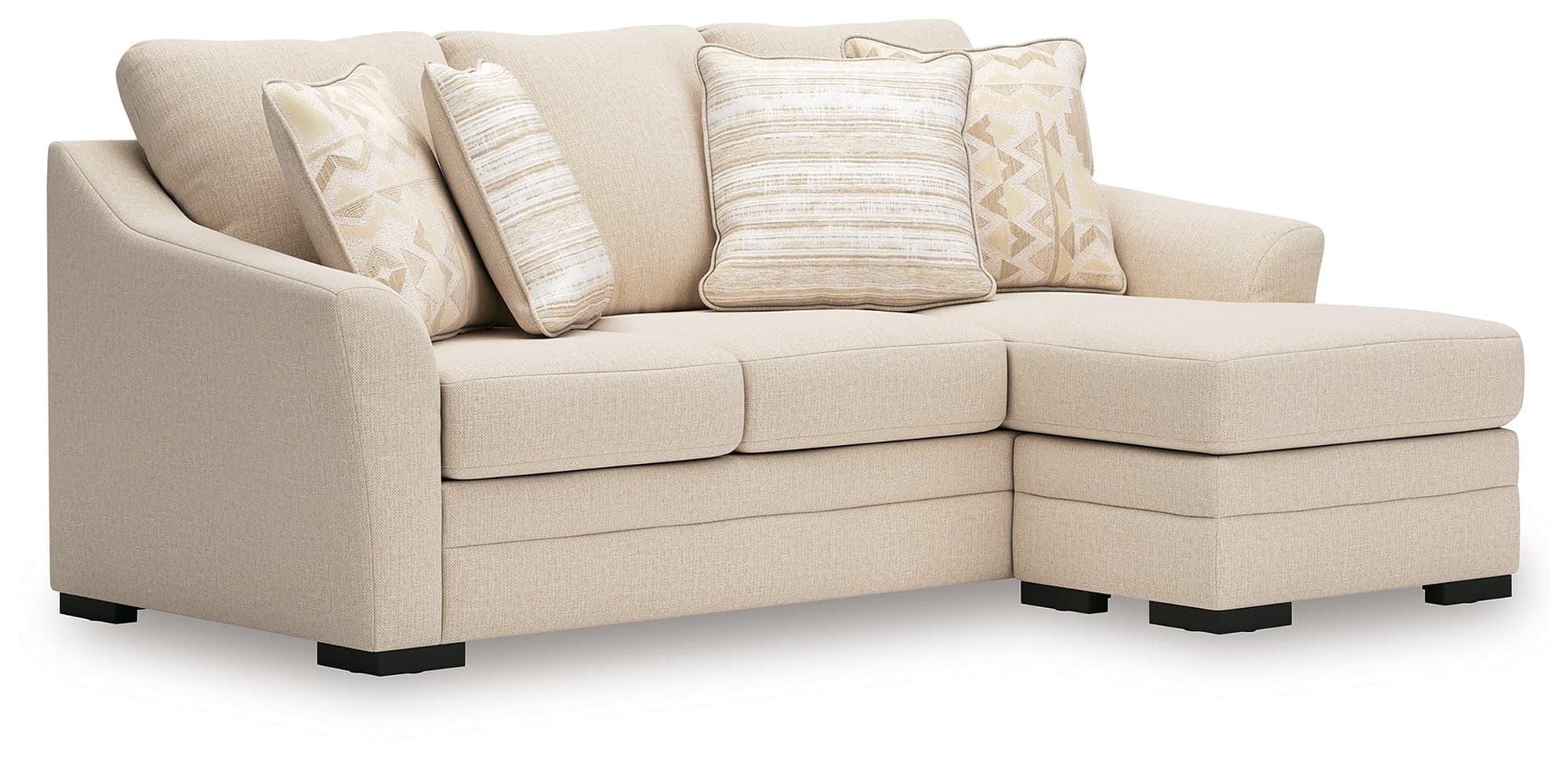 Lango Jute Chenille,Performance Fabric,Next-Gen Nuvella™ Queen Sofa Chaise Sleeper