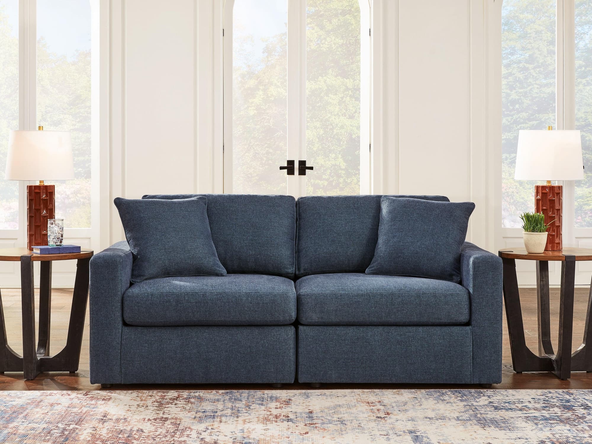 Modmax Ink Performance Fabric,Next-Gen Nuvella™ 2-Piece Sectional - Image 1