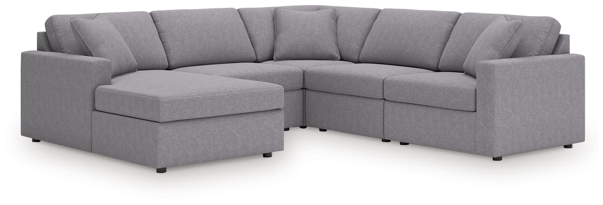 Modmax Granite 5-Piece Sectional with Chaise - Image 1