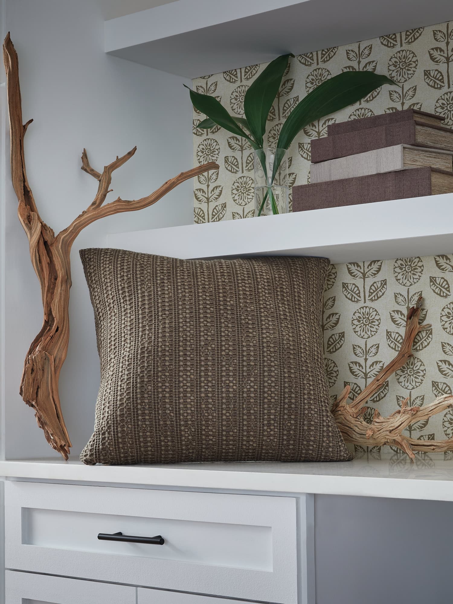 Landcher Brown Pillow (Set of 4)