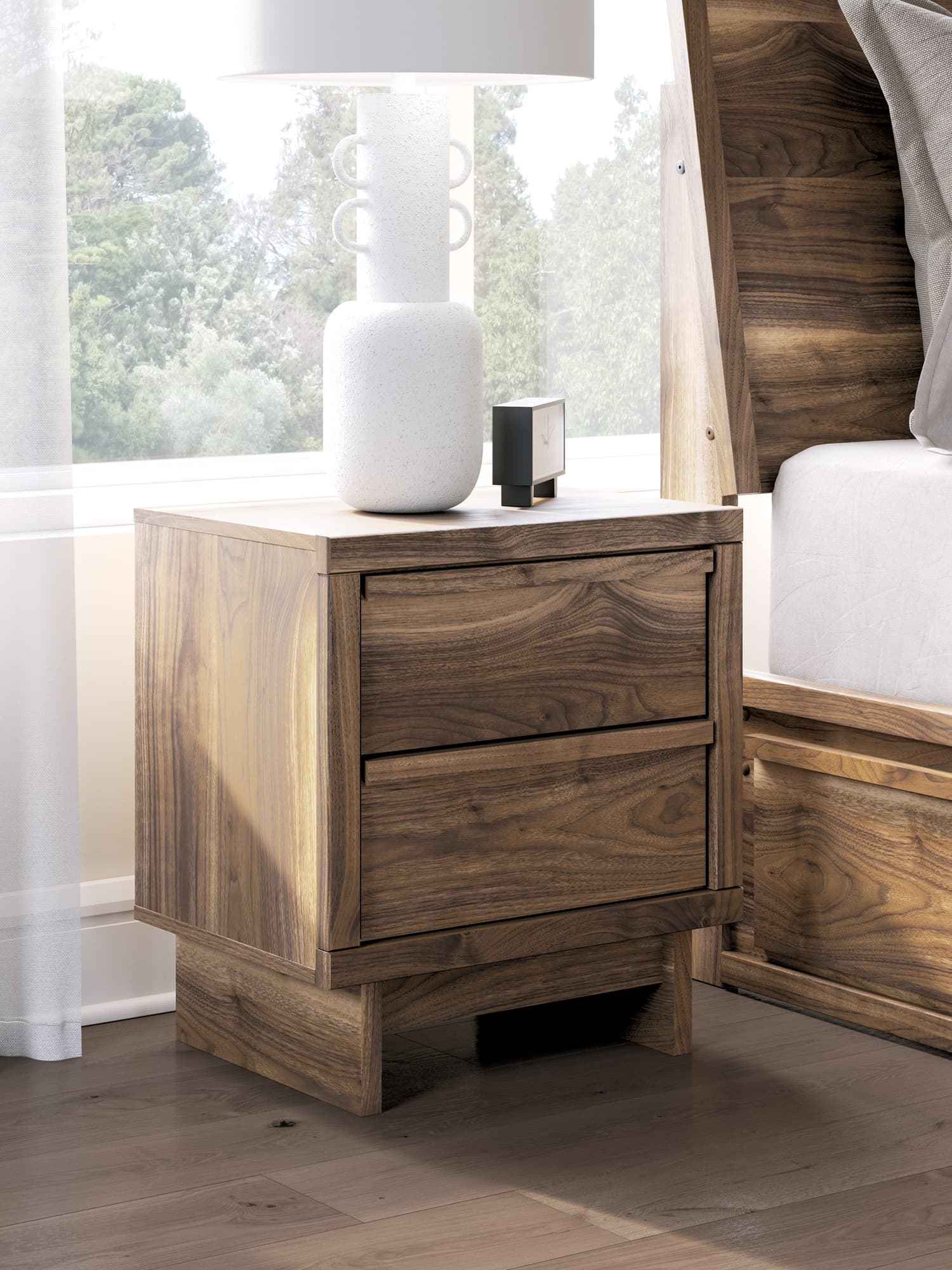 Chirason Brown Nightstand - Image 1
