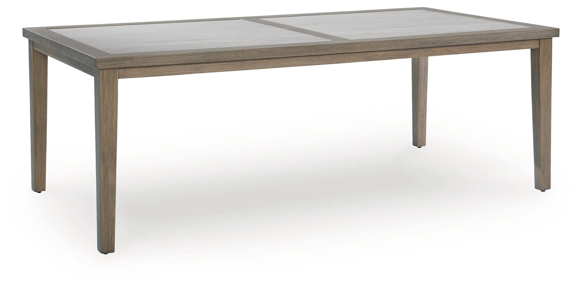 Rainier Ranch Brown/Beige Outdoor Dining Table - Image 1