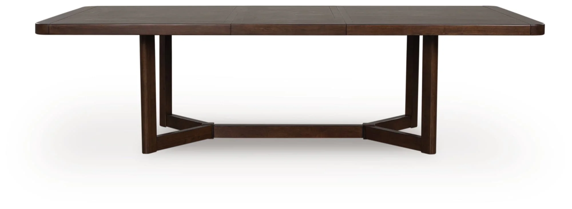 Dilenno Dark Brown Dining Extension Table - Image 1