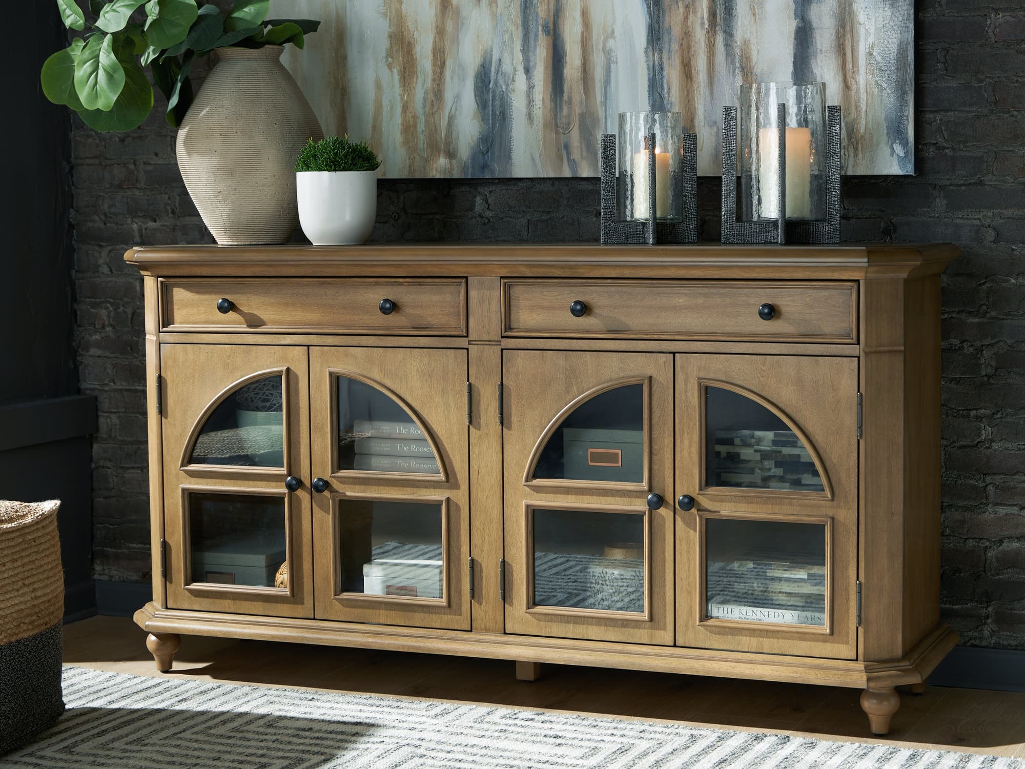 Barlomore Brown Accent Cabinet - Image 1