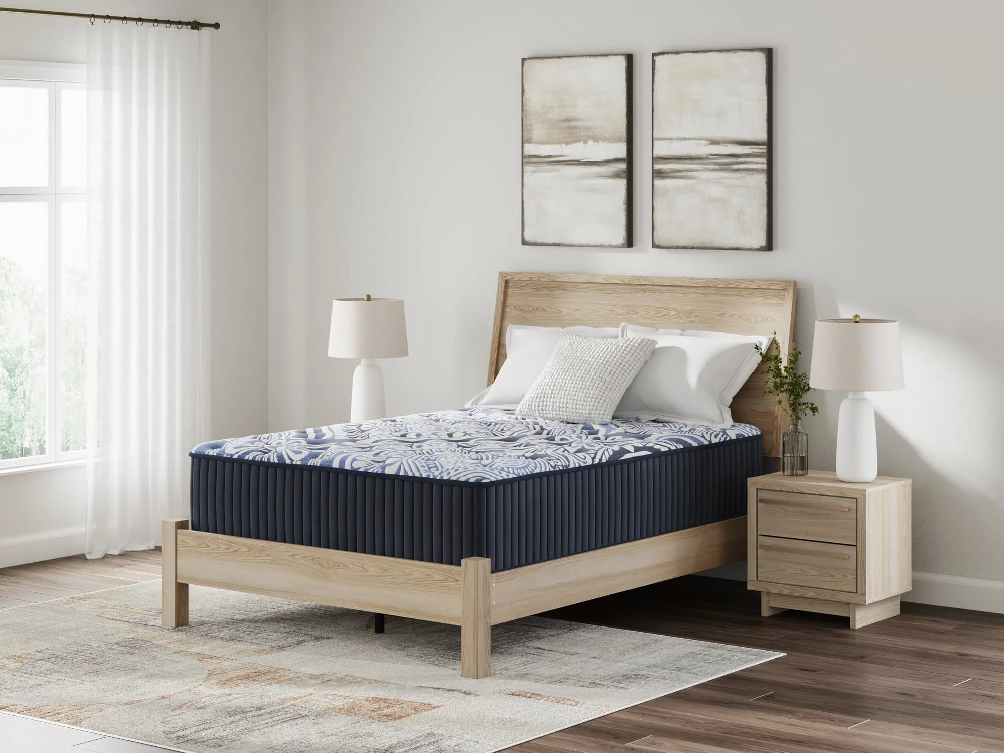 Firm Luxe 2.0 Blue King Mattress - Image 1