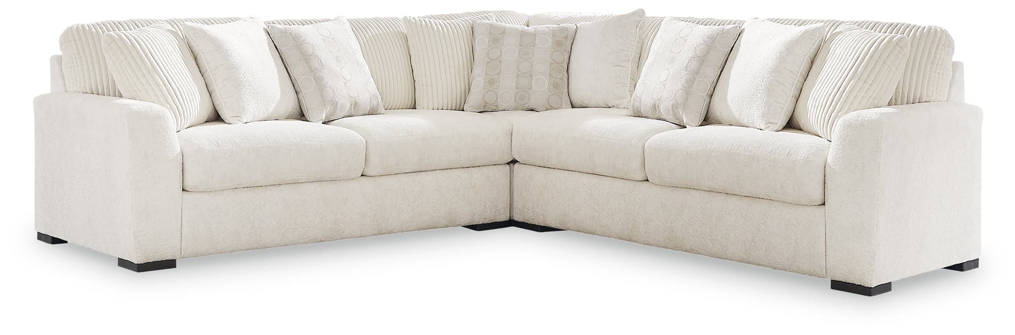 Chessington Ivory 3-Piece Sectional - Image 1