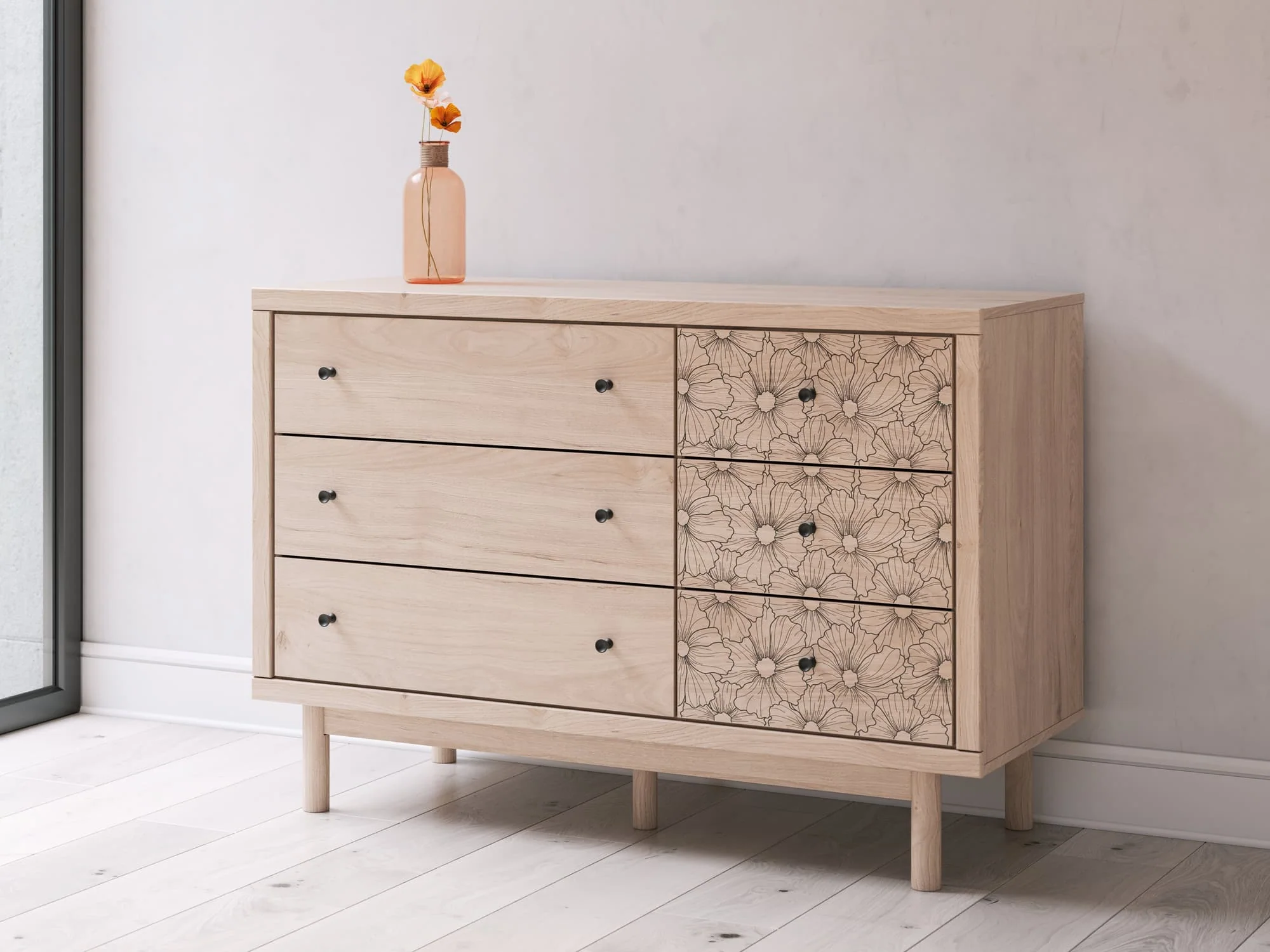 Arloster Tan Dresser - Image 1