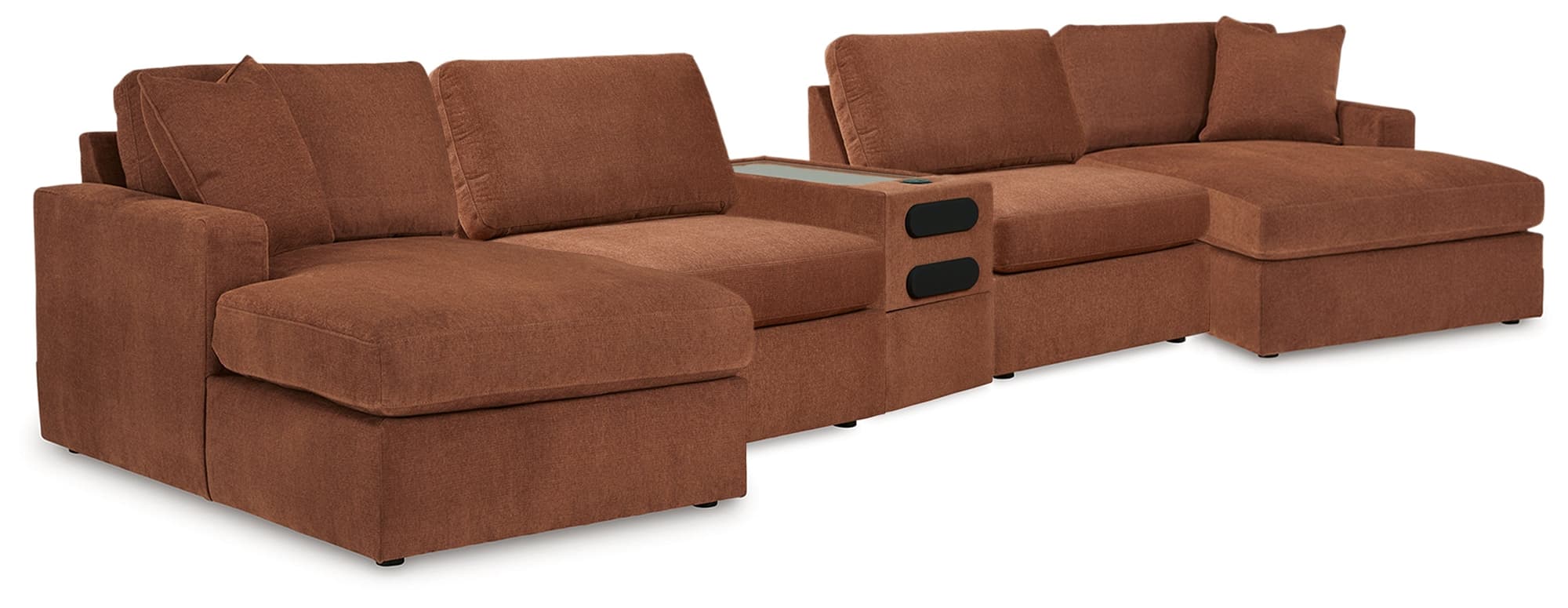 Modmax Spice 5 Piece Sectional with Audio Console - Image 1