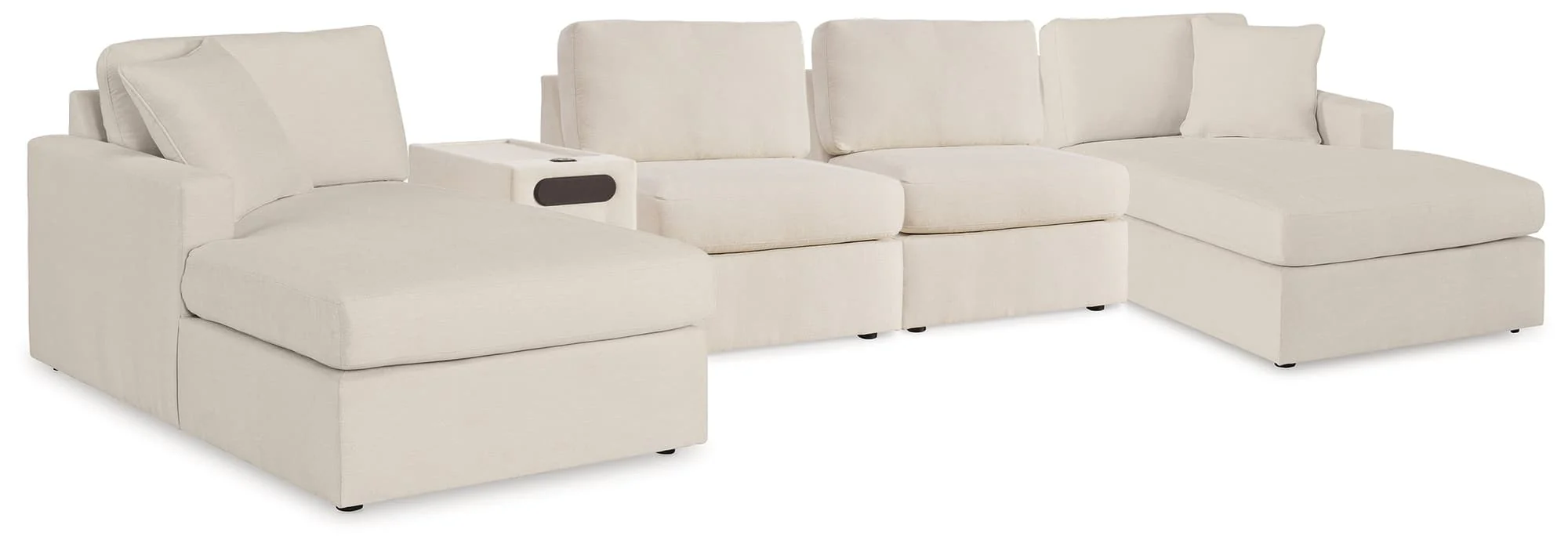 Modmax Oyster 5 Piece Sectional with Audio Console - Image 1