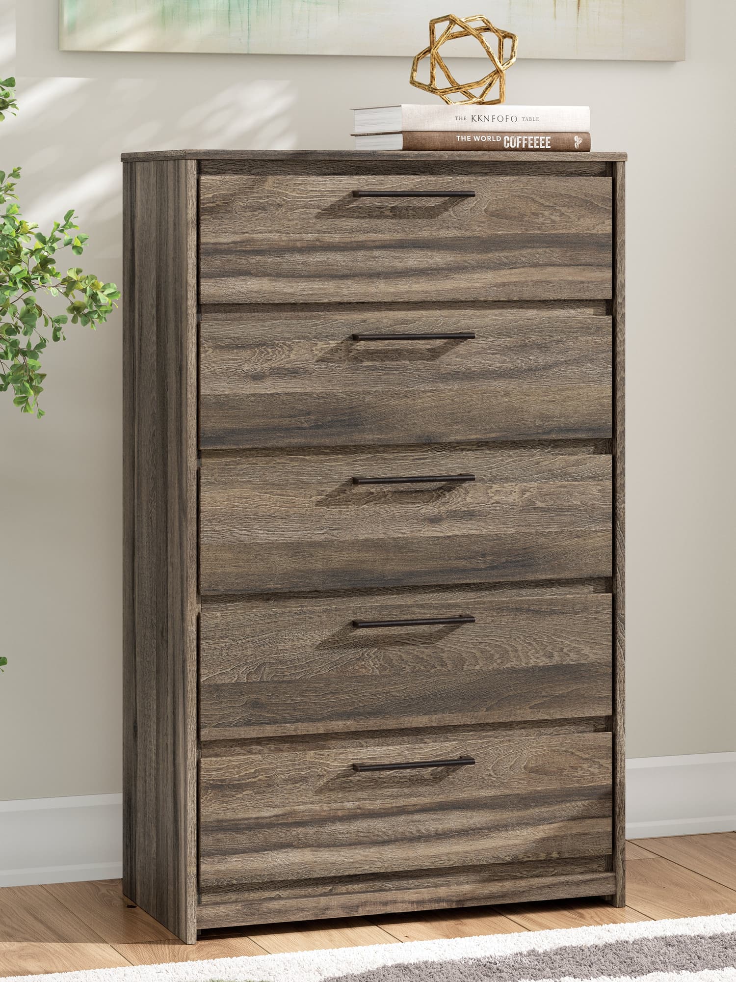 Elbrim Brown Chest of Drawers - Image 1