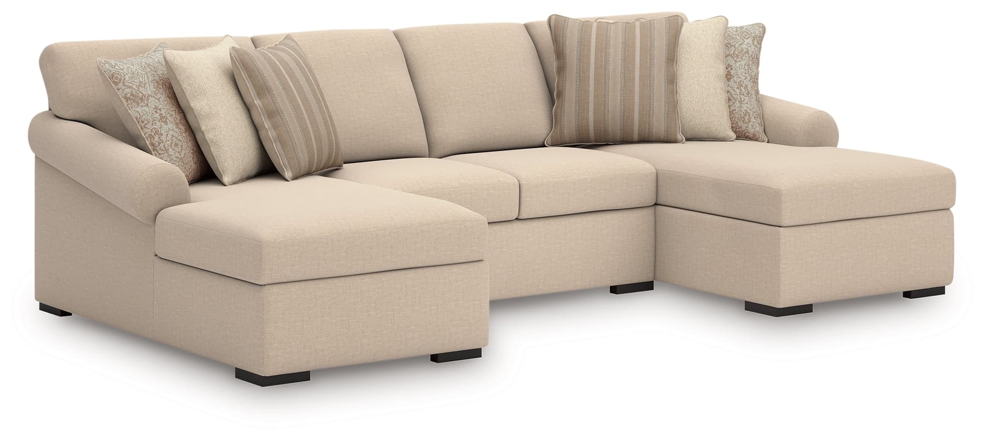 LadyMae Twill Performance Fabric,Next-Gen Nuvella™ 3-Piece Sectional with Chaise - Image 1