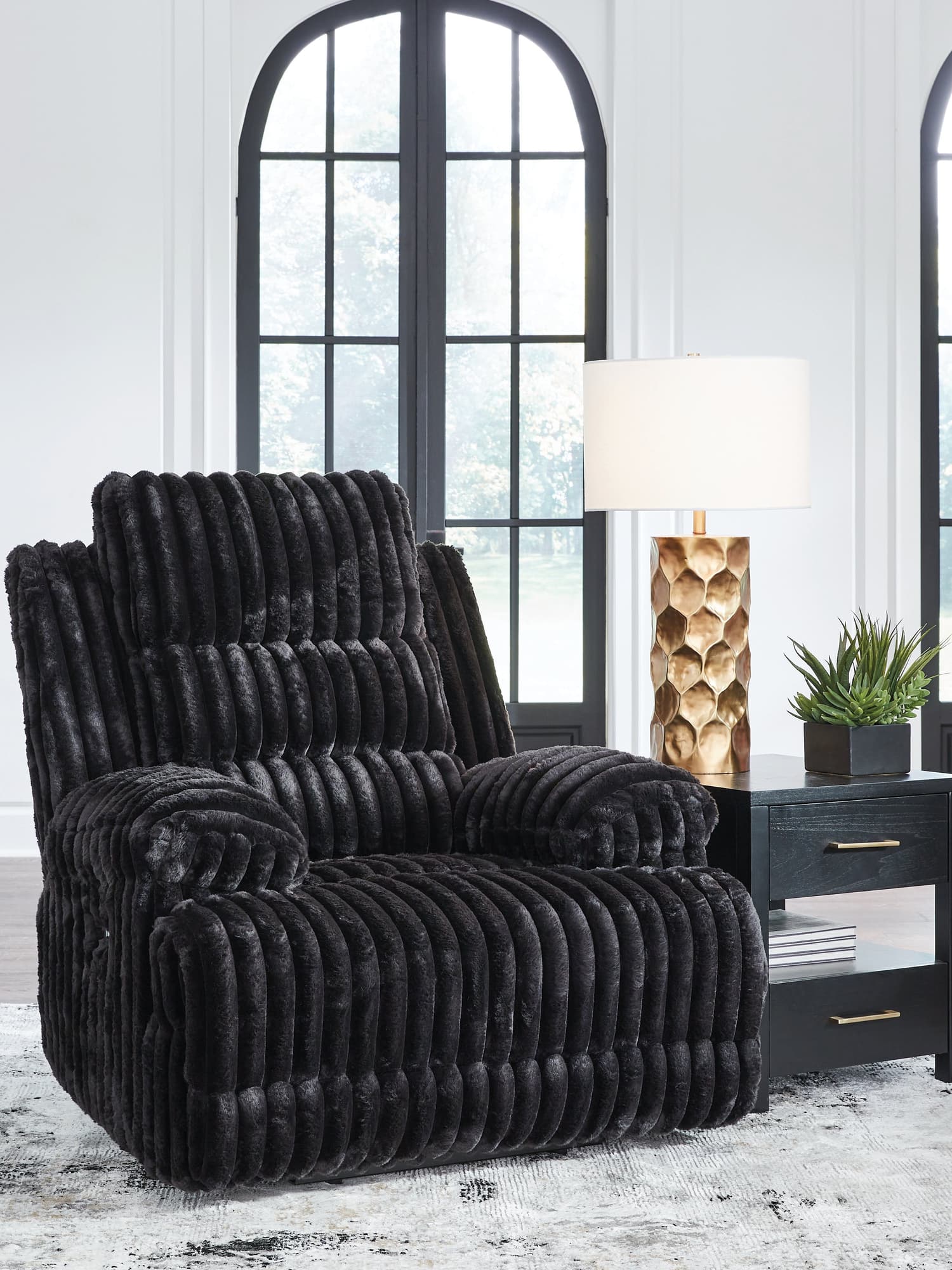 Rhine Falls Onyx Power Recliner - Image 1