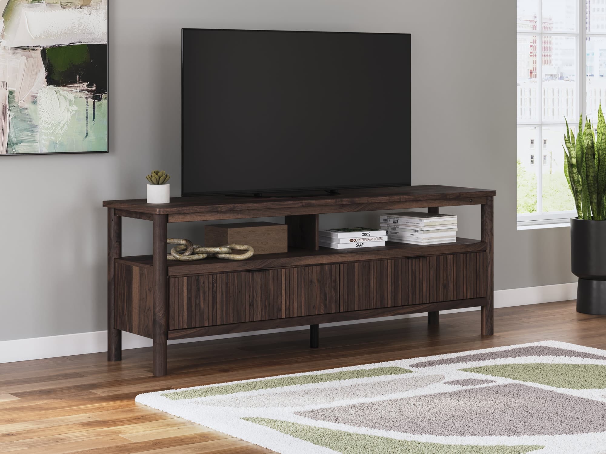 Cadmori Brown 72″ TV Stand