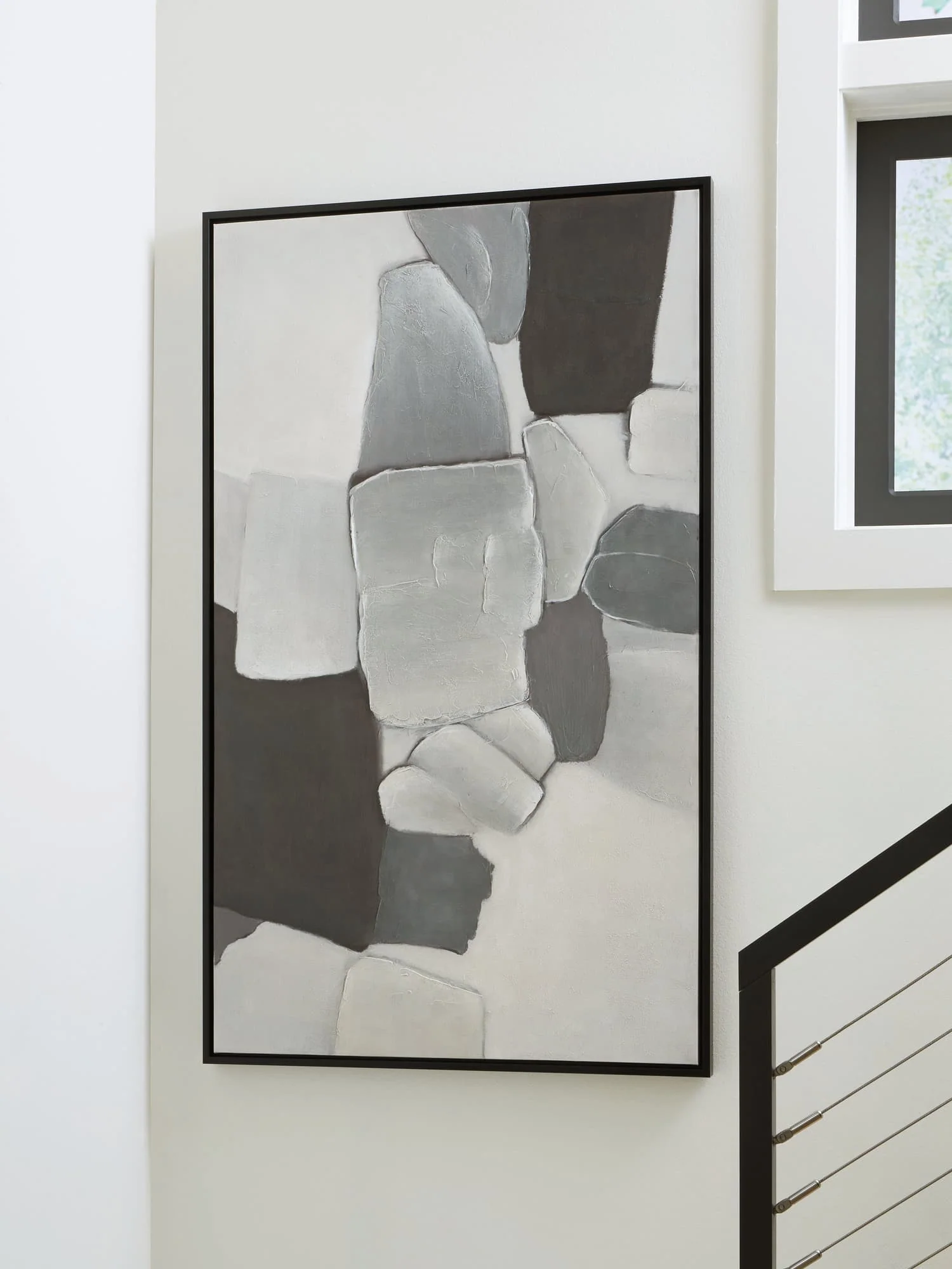 Adilson White/Gray/Black Wall Art