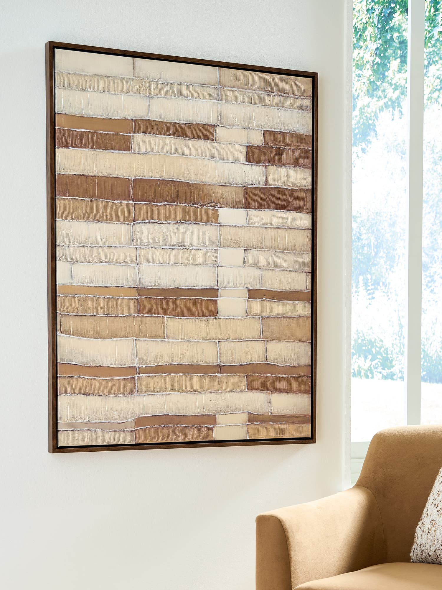 Kalanmore Brown/Tan/White Wall Art - Image 1