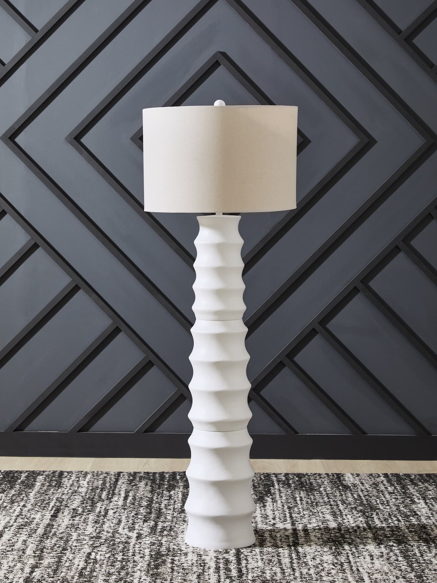 Veraleigh White Floor Lamp - Image 1