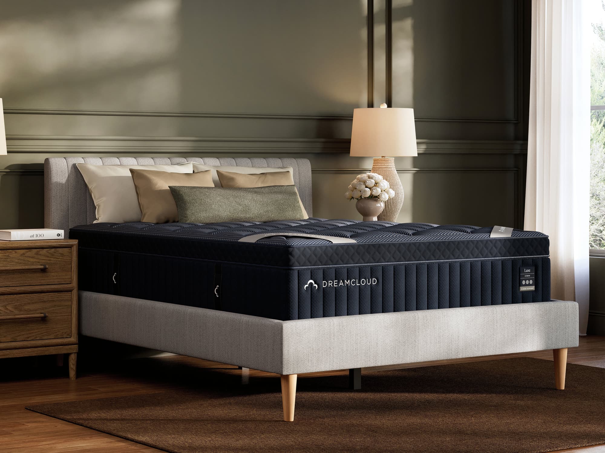 DreamCloud Luxe Hybrid White Full Mattress - Image 1