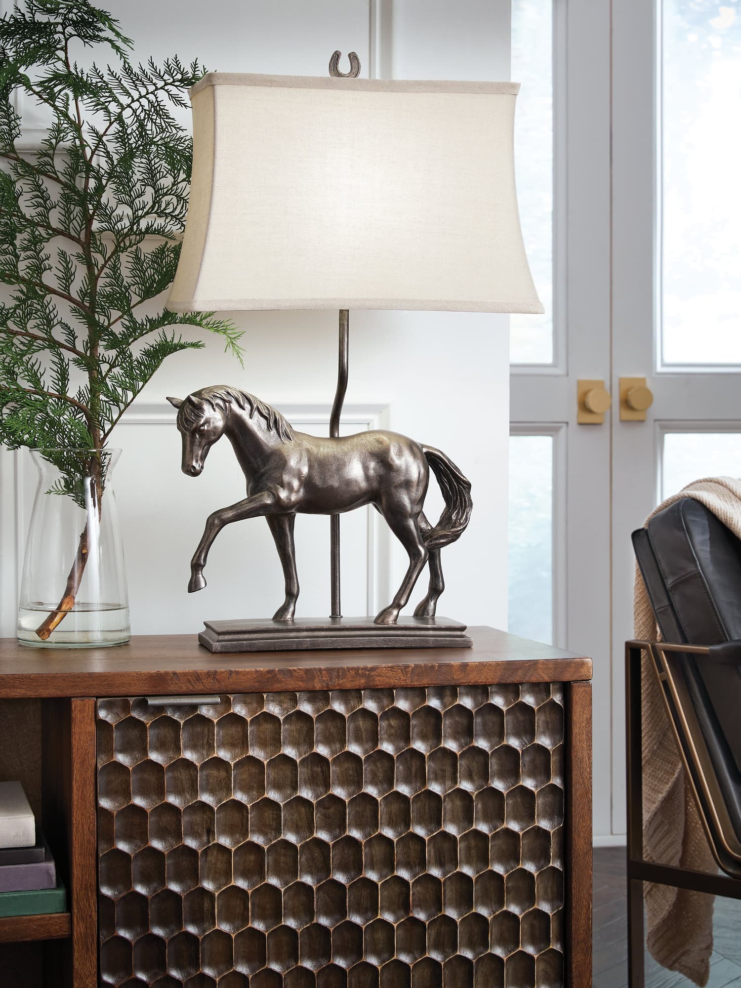 Sandorman Bronze Finish Table Lamp - Image 1