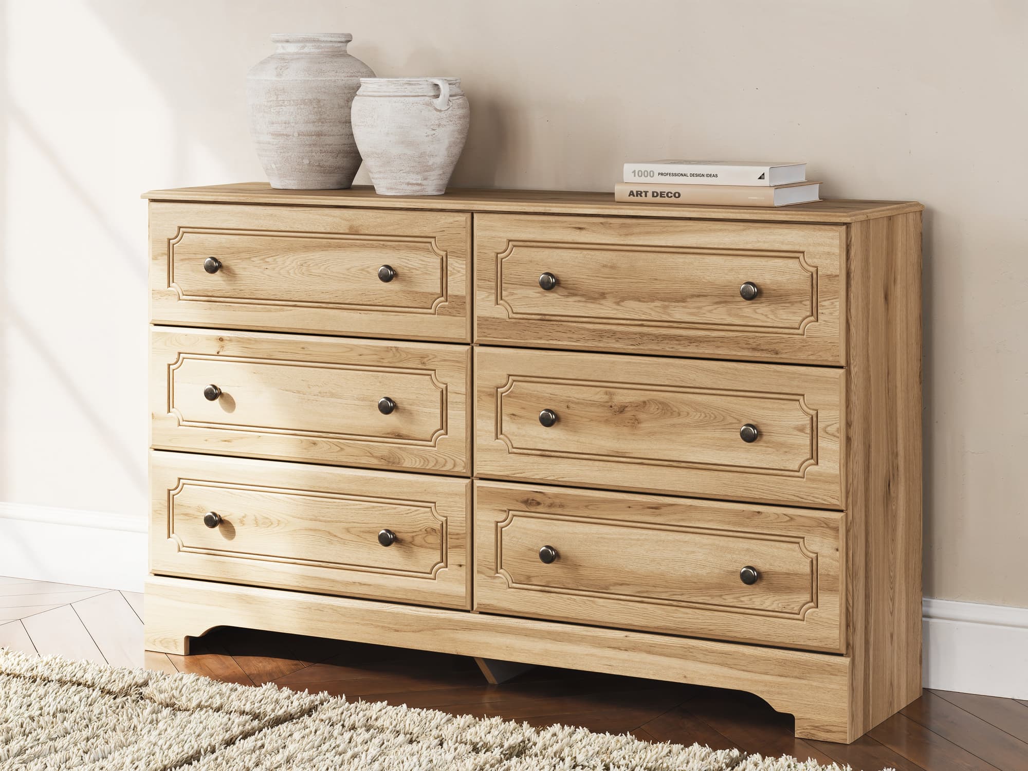 Aleaport Warm Brown Dresser - Image 1