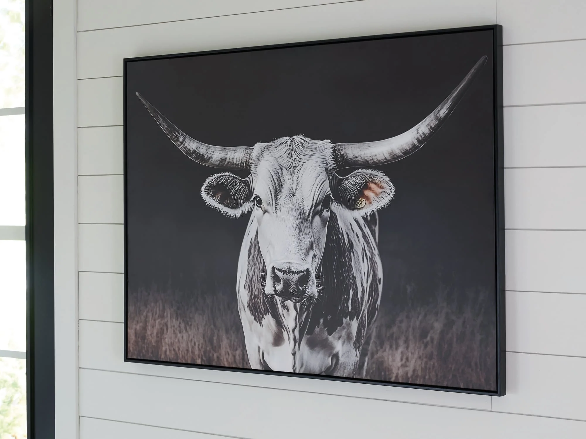 Harlandale Black/White/Brown Wall Art - Image 1