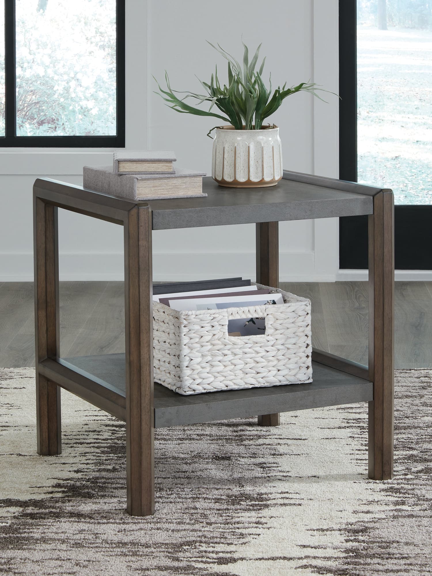 Kallenny Brown/Gray End Table