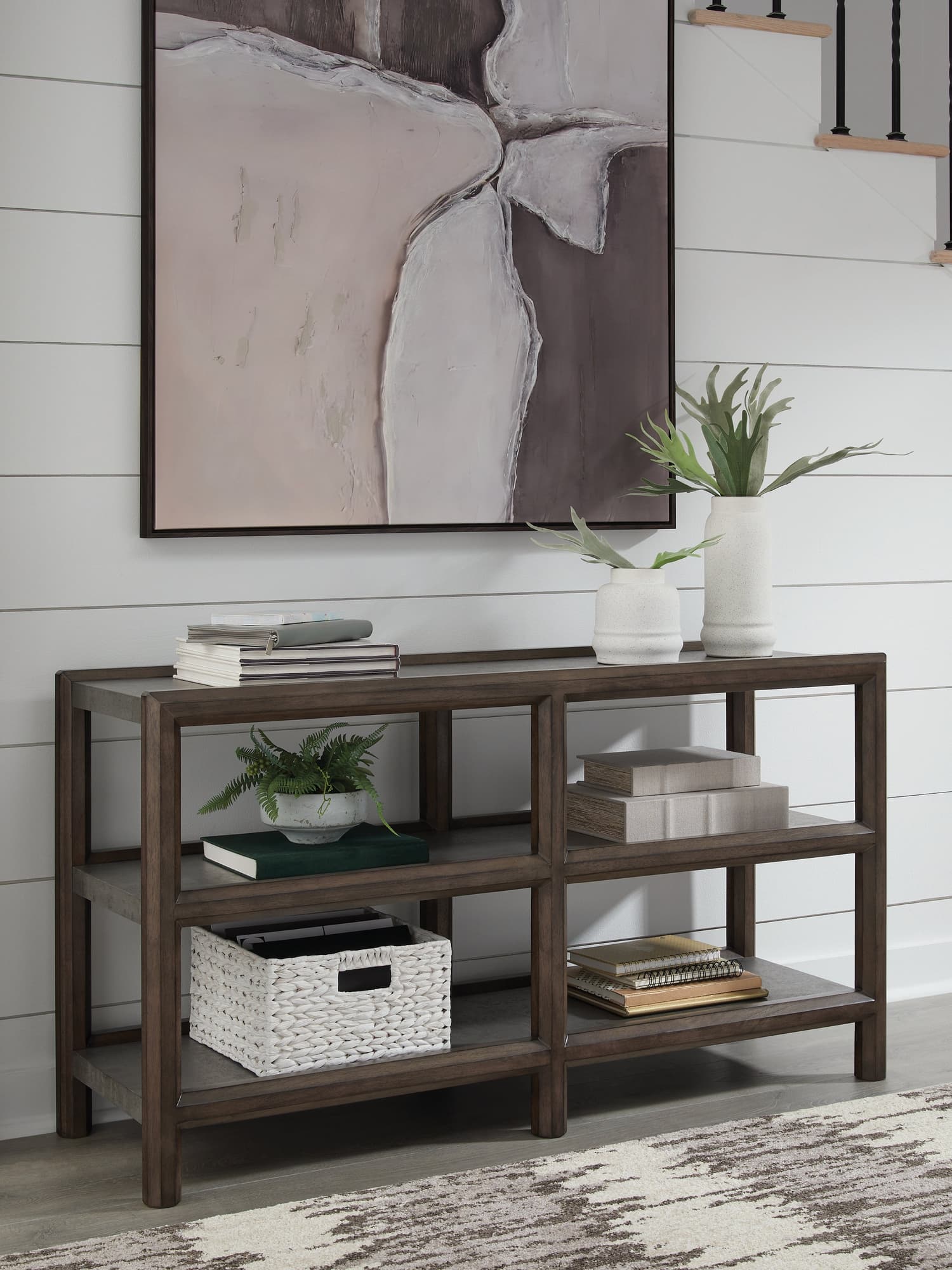 Kallenny Brown/Gray Sofa Table - Image 1