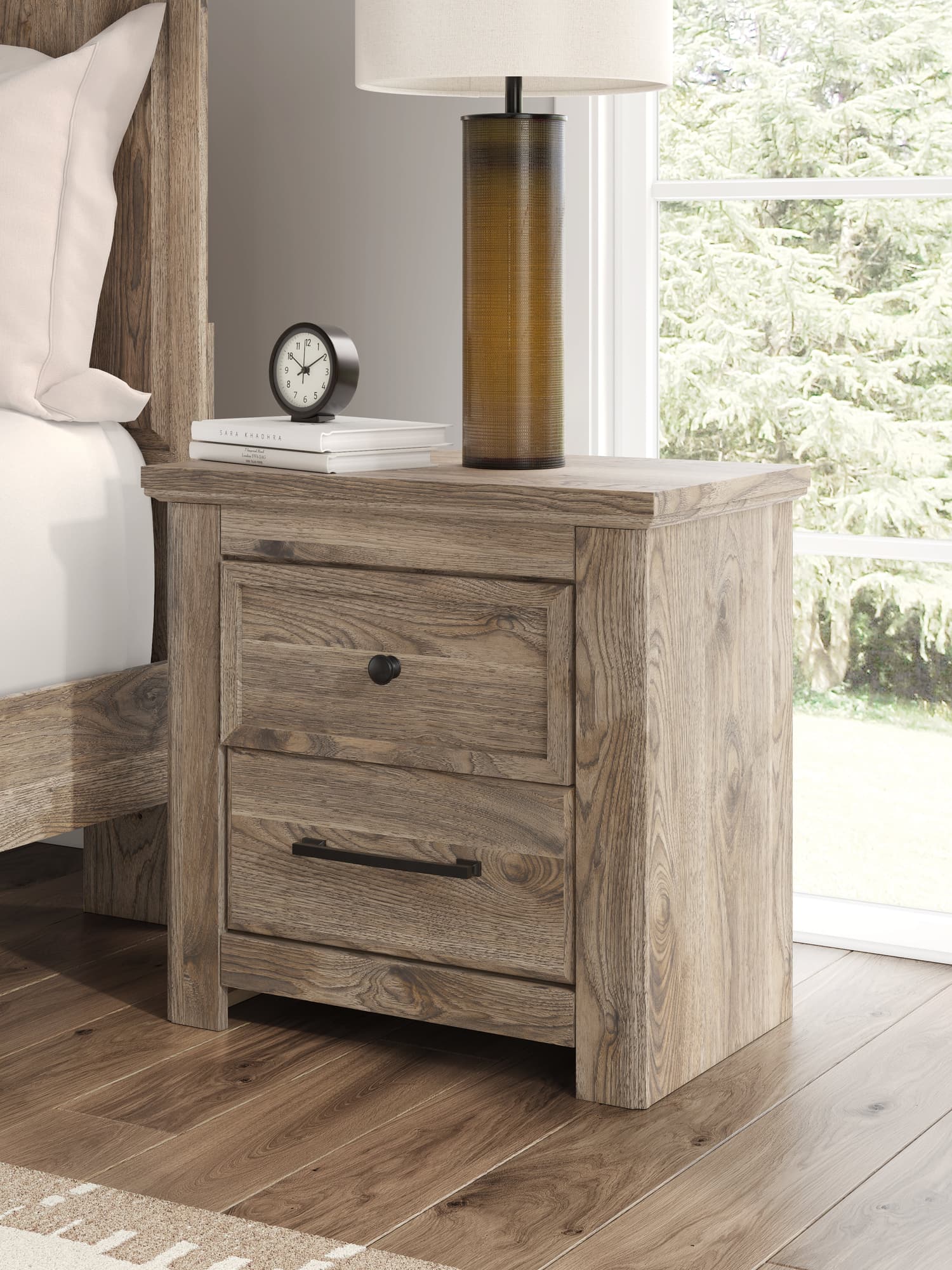 Rusticott Brown Nightstand - Image 1