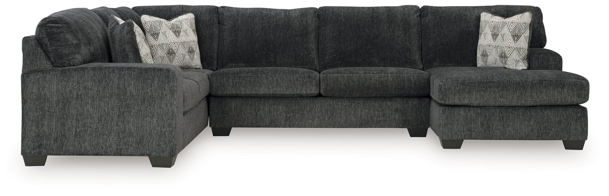 Hollyview Shadow 3-Piece Sectional with Chaise - Image 1